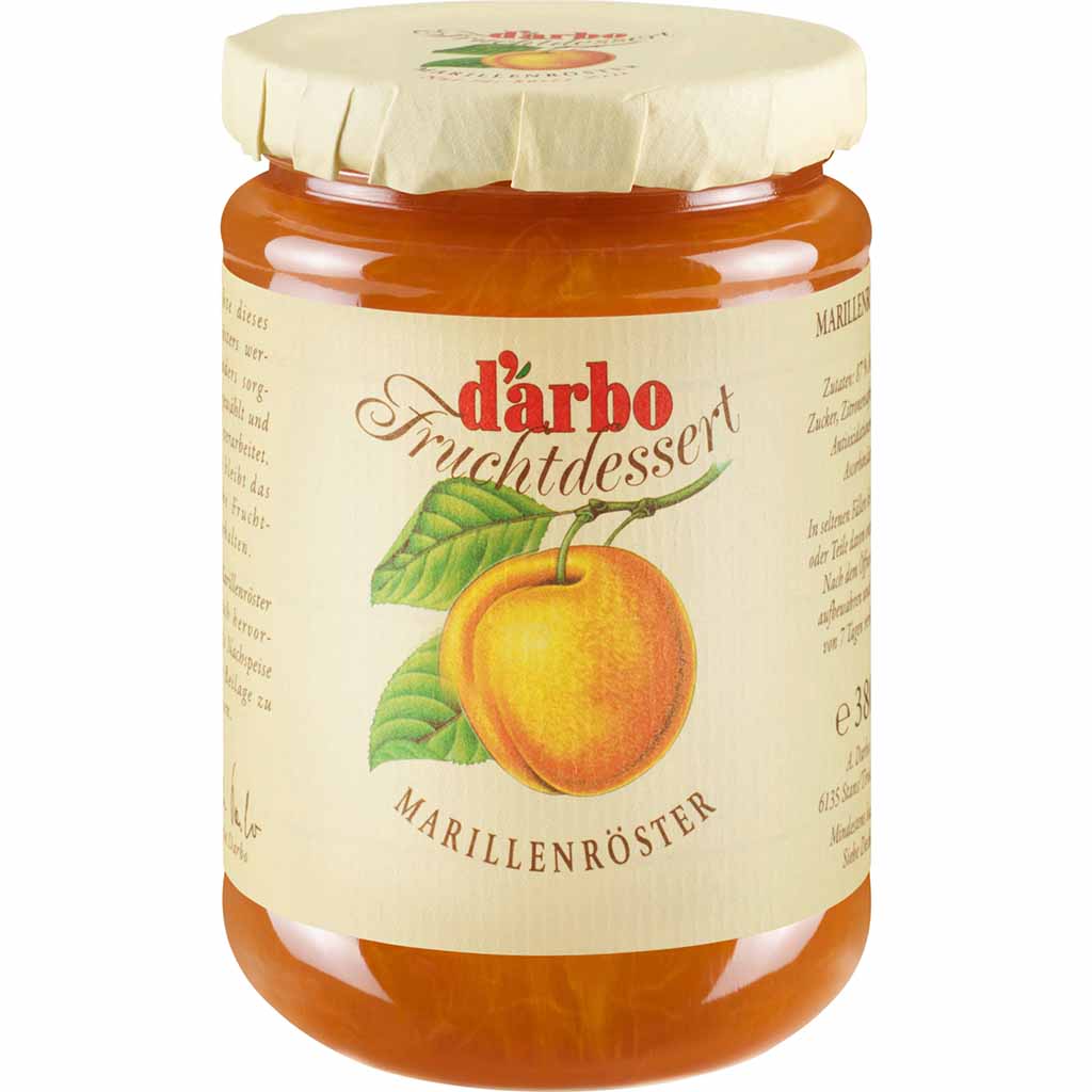Darbo Fruchtdessert Marillenröster 380g MHD 27.09.26
