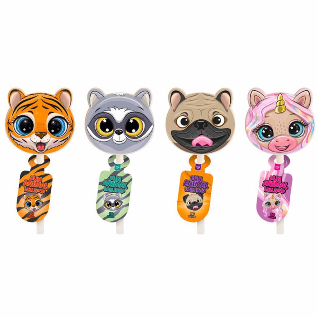 FunLab Fun Animal Lutscher 10er 80g MHD 25.07.25