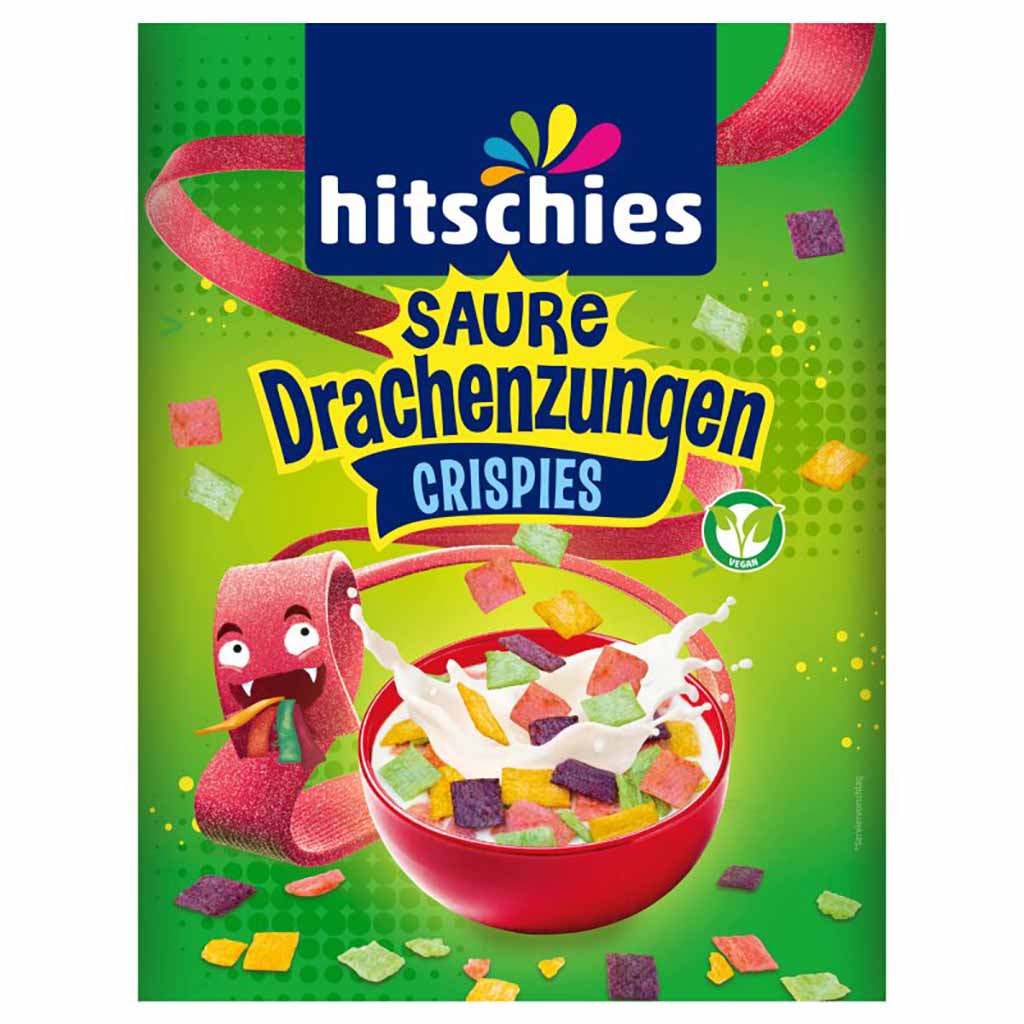 Hitschies Saure Drachenzungen Crispies 270g MHD 26.06.26