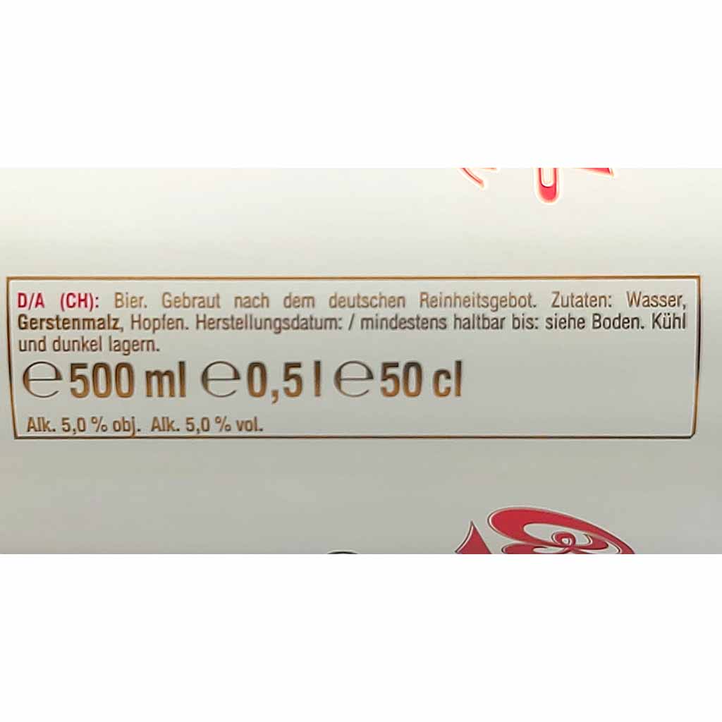 24x Budweiser Budvar Original Czech Lager Bier 0,5l Dosen Alc. 5.0%