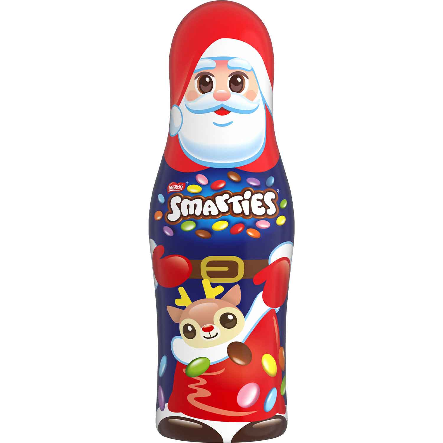Smarties Weihnachtsmann mit Schokolinsen 30x50g=1500g MHD 30.05.26