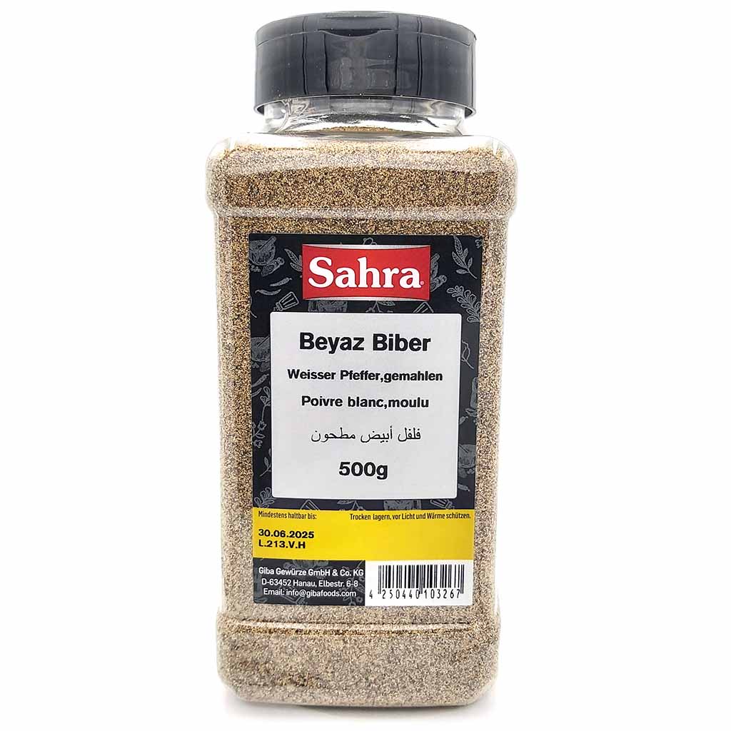 Sahra Weißer Pfeffer gemahlen 500g