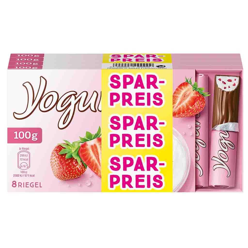 Yogurette Schokolade 4x100g=400g MHD 16.02.26