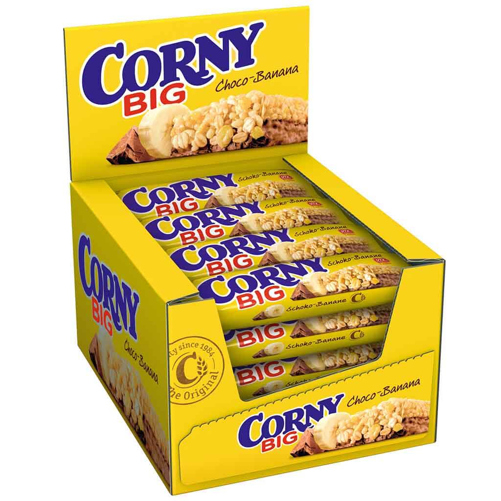 CORNY Big Milchschokolade & Banane 24x50g=1200g MHD 07.11.26