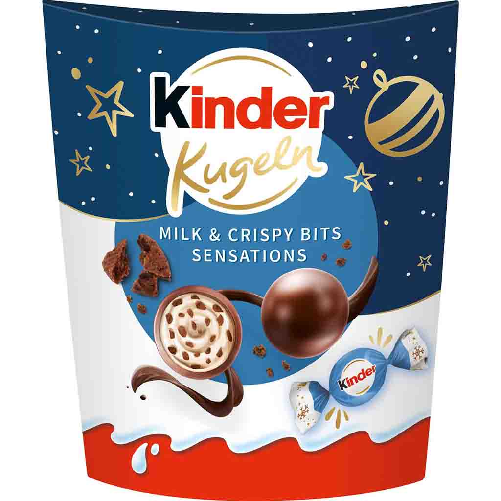 kinder Kugeln Milk & Crispy Bits Sensations 90g MHD 20.04.26