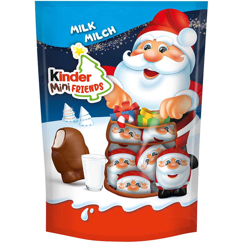 kinder Mini Friends Milch Weihnachten 122g, 8000500409534