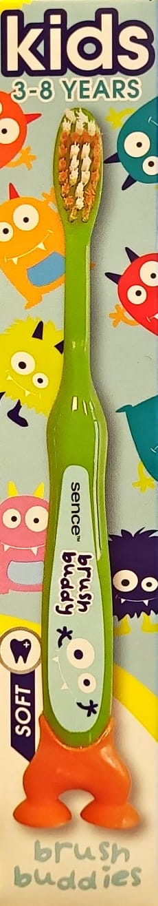 Zahnbürste für Kinder 3-8 Jahre Soft Mit Standfuß