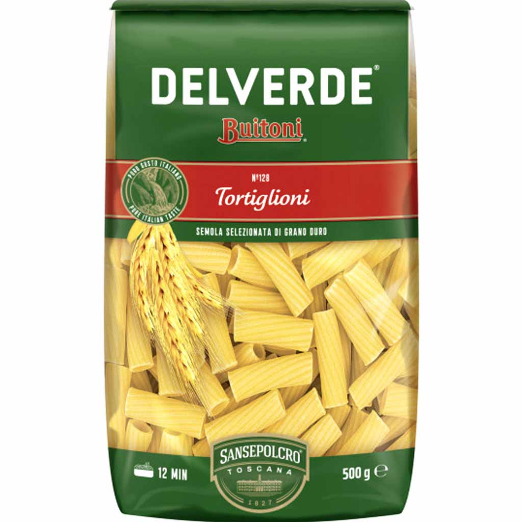 Delverde Buitoni Nudeln Tortiglioni 500g MHD 30.04.28