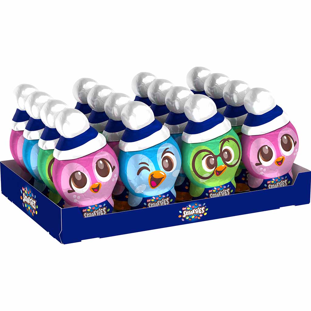 16x Smarties Pinguin mit Schokolinsen á 85g=1360g MHD 30.06.26