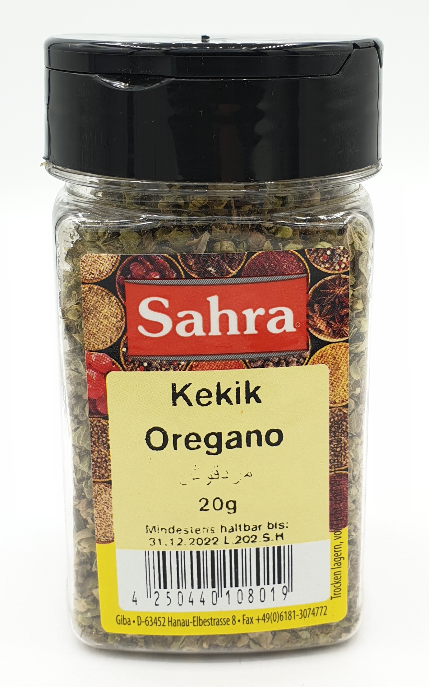 Sahra Oregano gerebelt 20g MHD 30.06.28