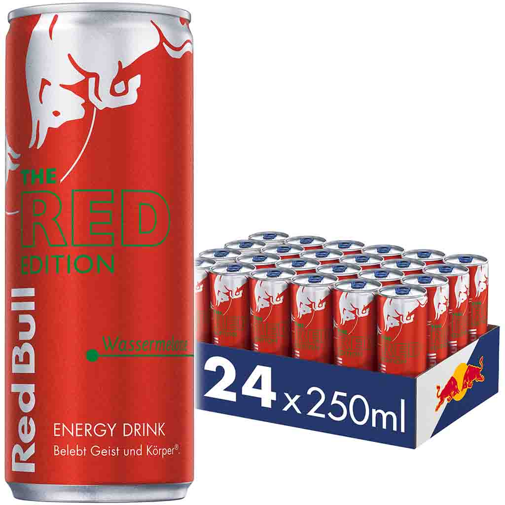 Red Bull The Red Edition Wassermelone DOSE 24x250ml=6L MHD 02.11.26