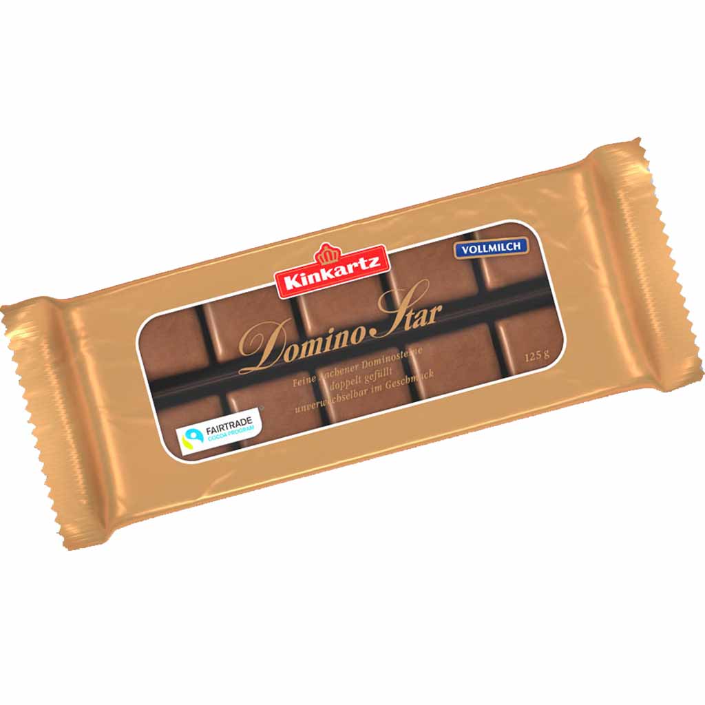 Kinkartz Domino Star Vollmilch 125g MHD 30.04.26
