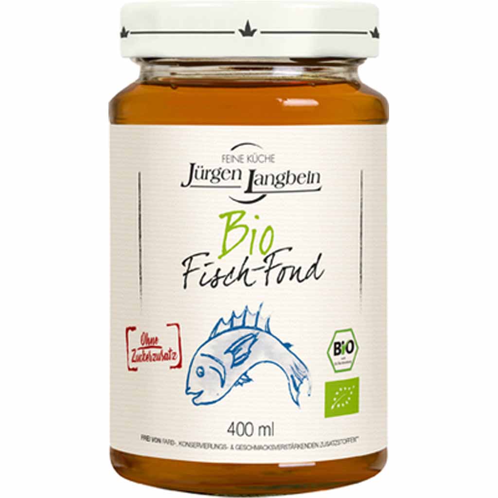 Jürgen Langbein Bio Fisch Fond 400ml MHD 28.03.28
