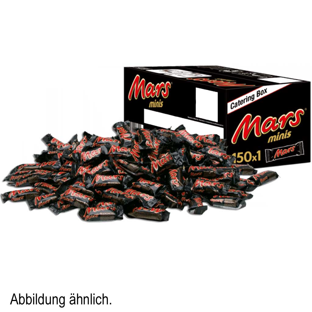 Mars Minis Schokoriegel 150er Catering Box 2821g MHD 26.04.26