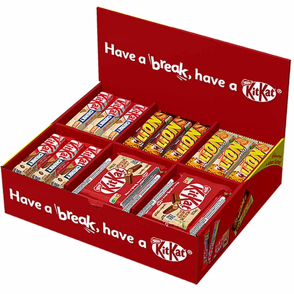 KitKat & Lion Nestlé Sortimentskarton 2,629 kg  EAN 8445290909800