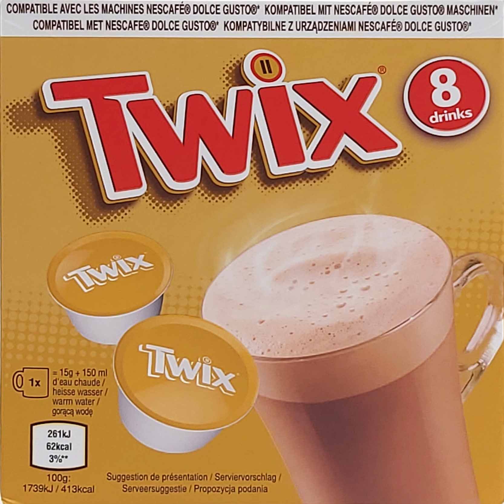 Twix Dolce Gusto Kapseln 8 Tassen 120g