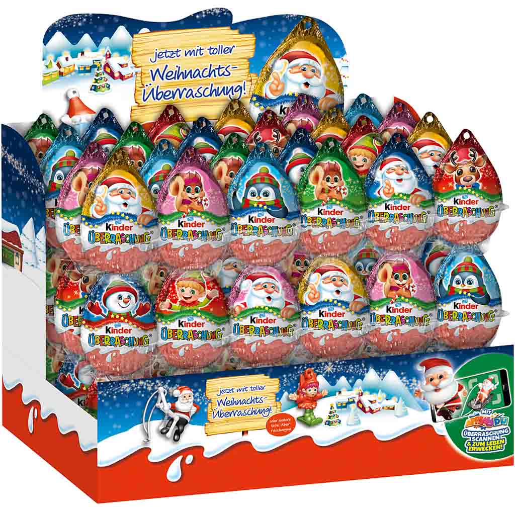 Kinder Überraschung Ei Weihnachten 72x20g=1440g MHD 20.04.26