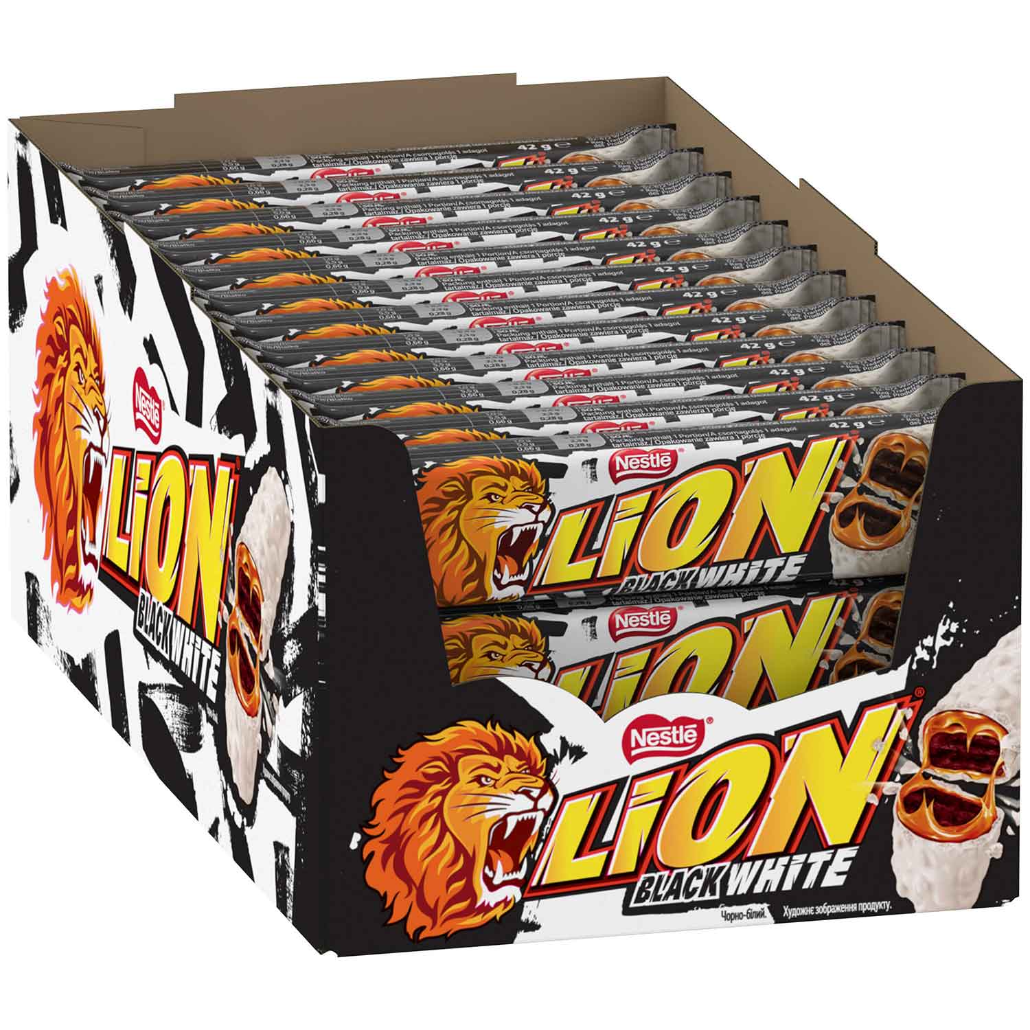 Lion Black & White 24x42g=1008g MHD 30.04.26
