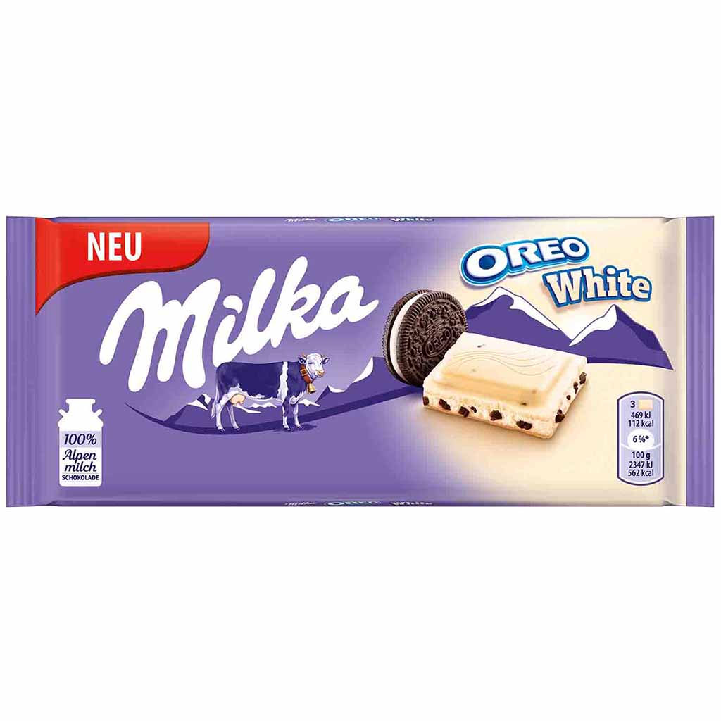 Milka Tafelschokolade Oreo White 100g