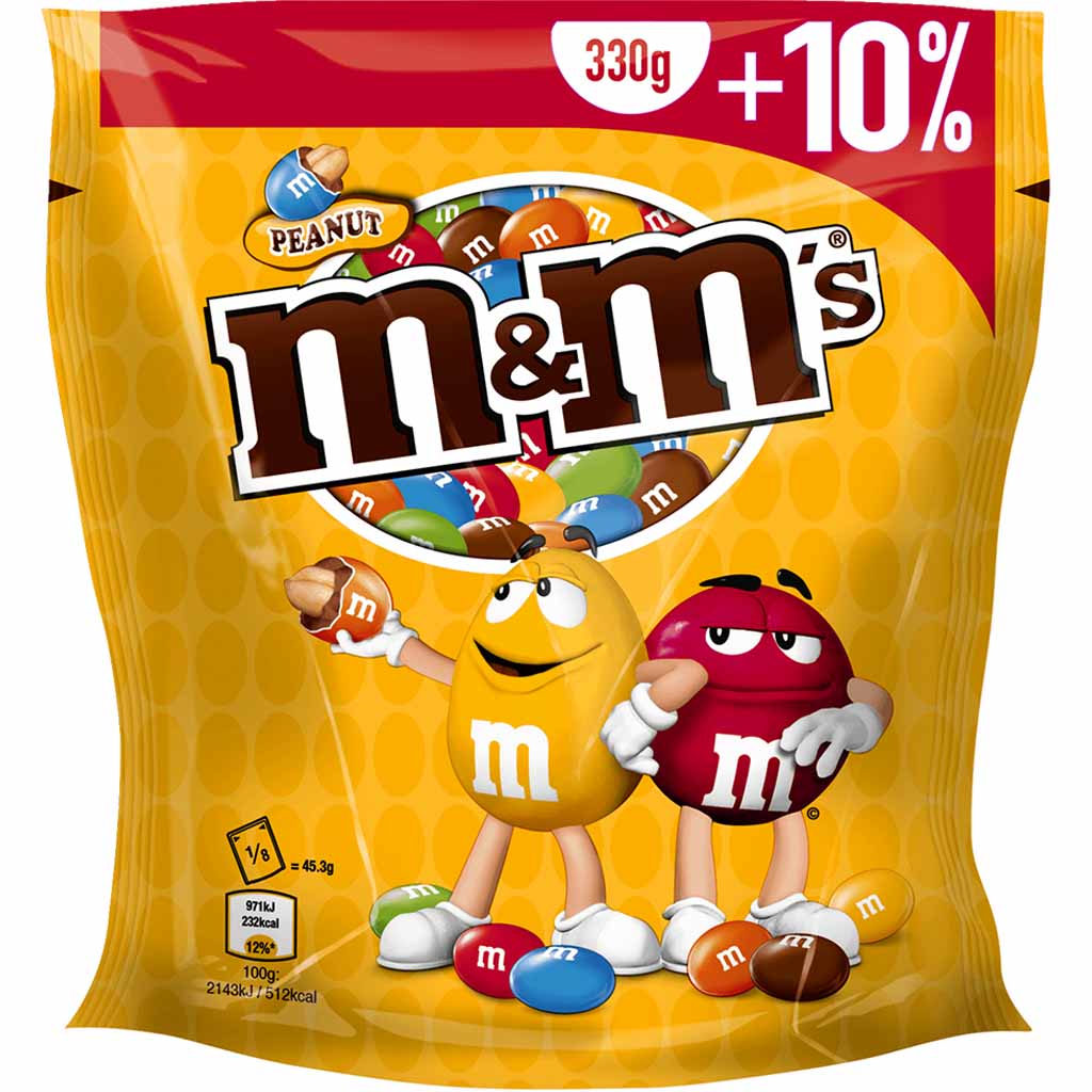 M&Ms Angebot Peanut 363g MHD 29.03.26