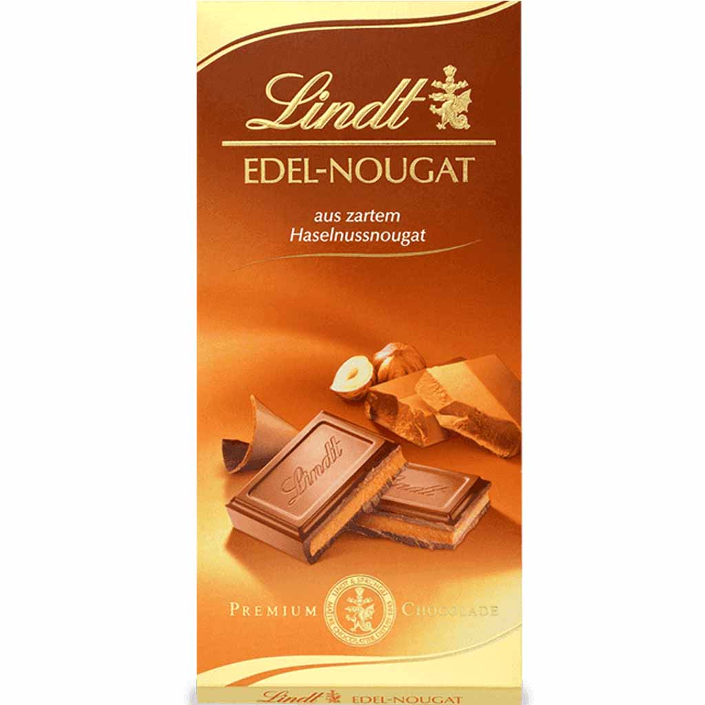 Lindt Tafelschokolade Edel-Nougat 100g MHD 30.07.26