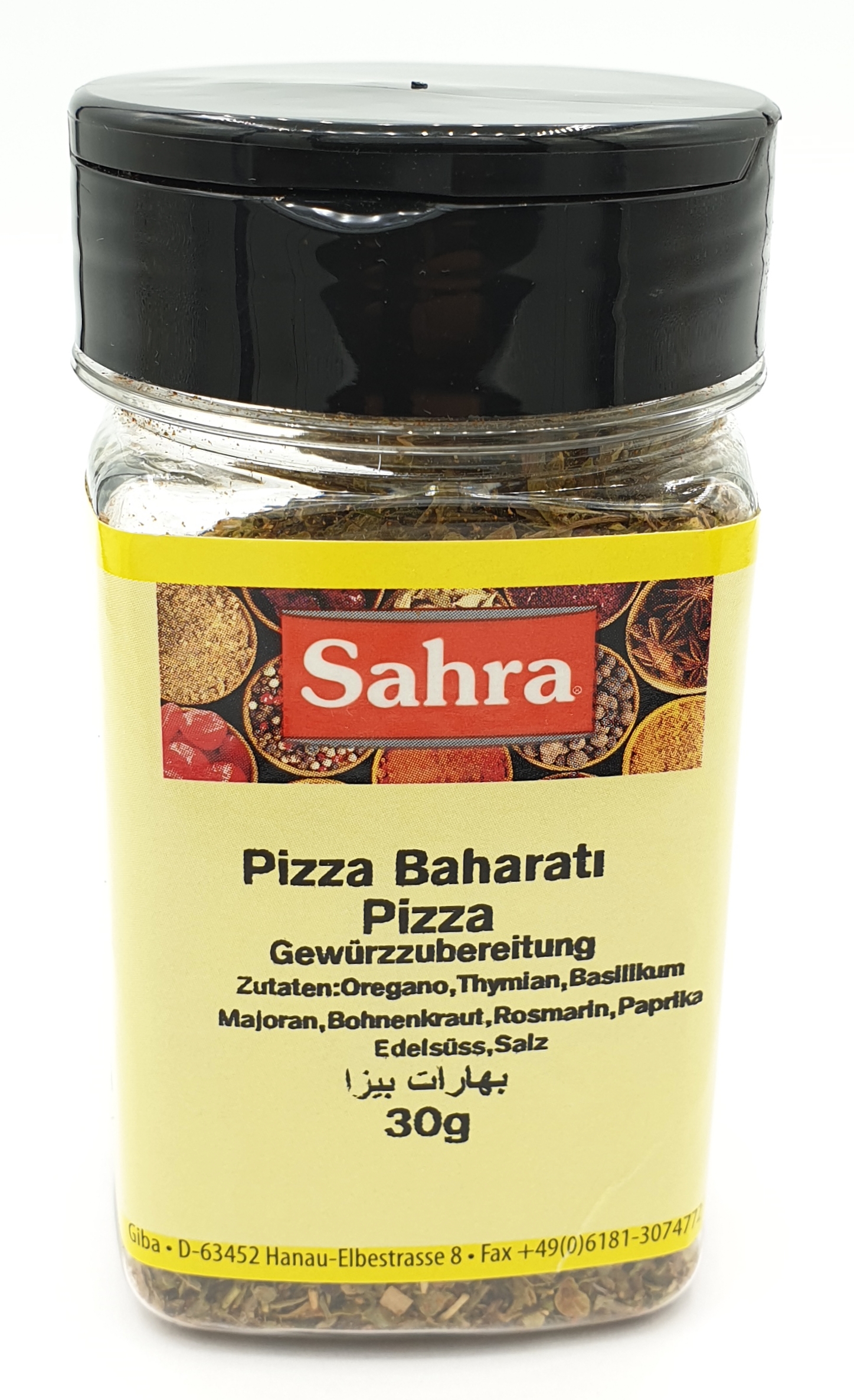 Sahra Pizza Gewürzzubereitung 30g MHD 30.06.27