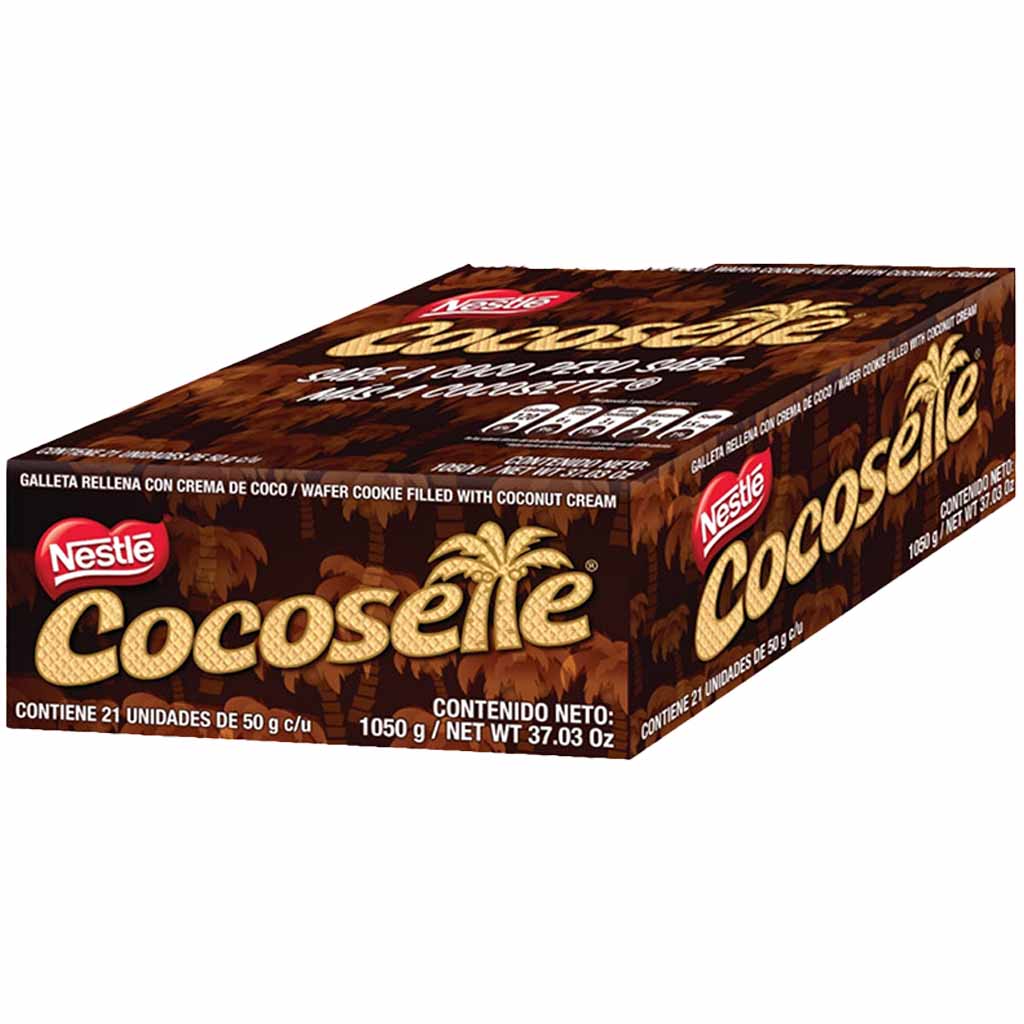 Nestle Cocosette Bars 21x50g = 1050g MHD 10.08.25