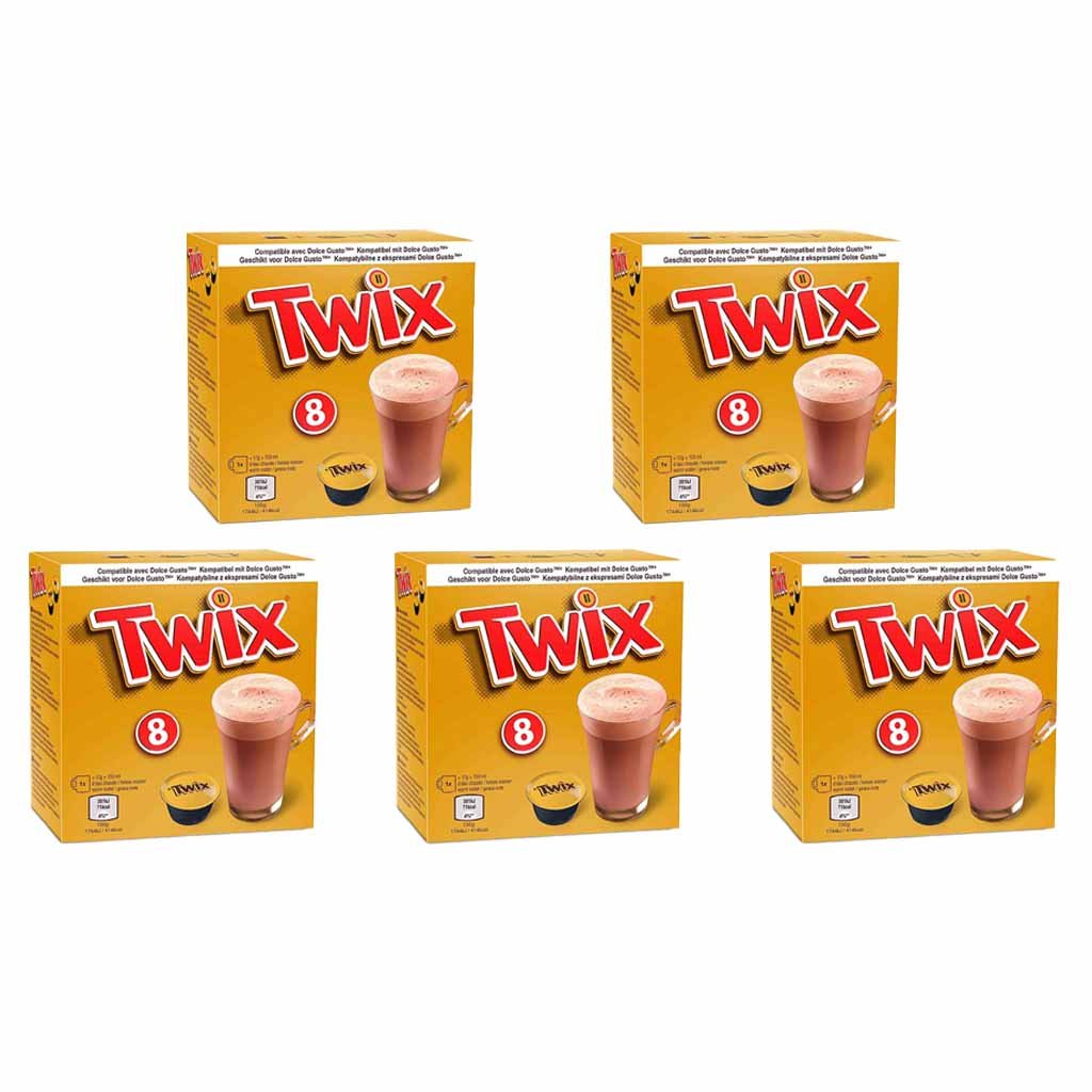 Twix Dolce Gusto Kapseln 5x120g = 600g MHD 30.10.26