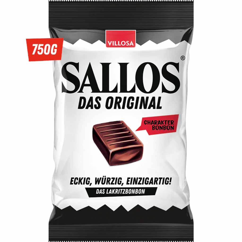 Villosa Sallos Lakritzbonbon Original 750g MHD 28.06.27