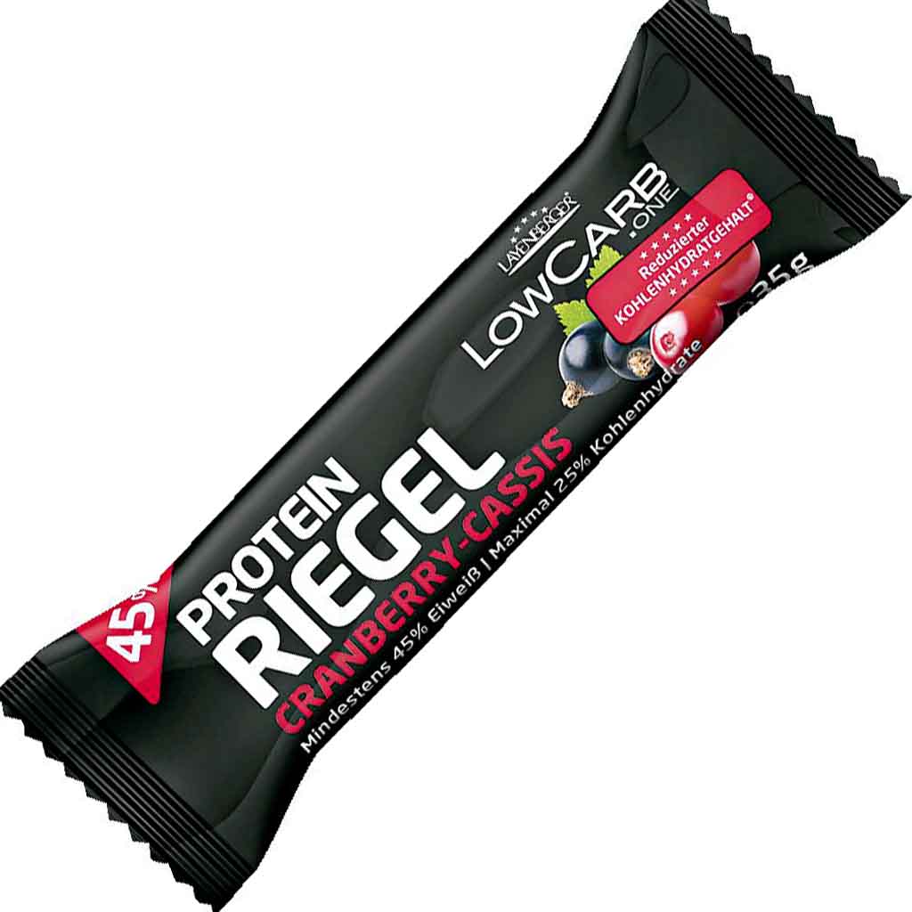 18x Layenberger LowCarb.one Protein Riegel Cranberry á 35g=630g MHD 30.05.26