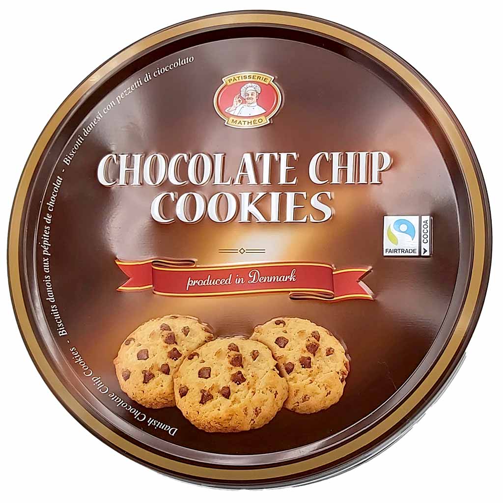 Patisserie Matheo Chocolate Chip Cookies 454g,  Kekse mit Butter und Schokoladenstückchen