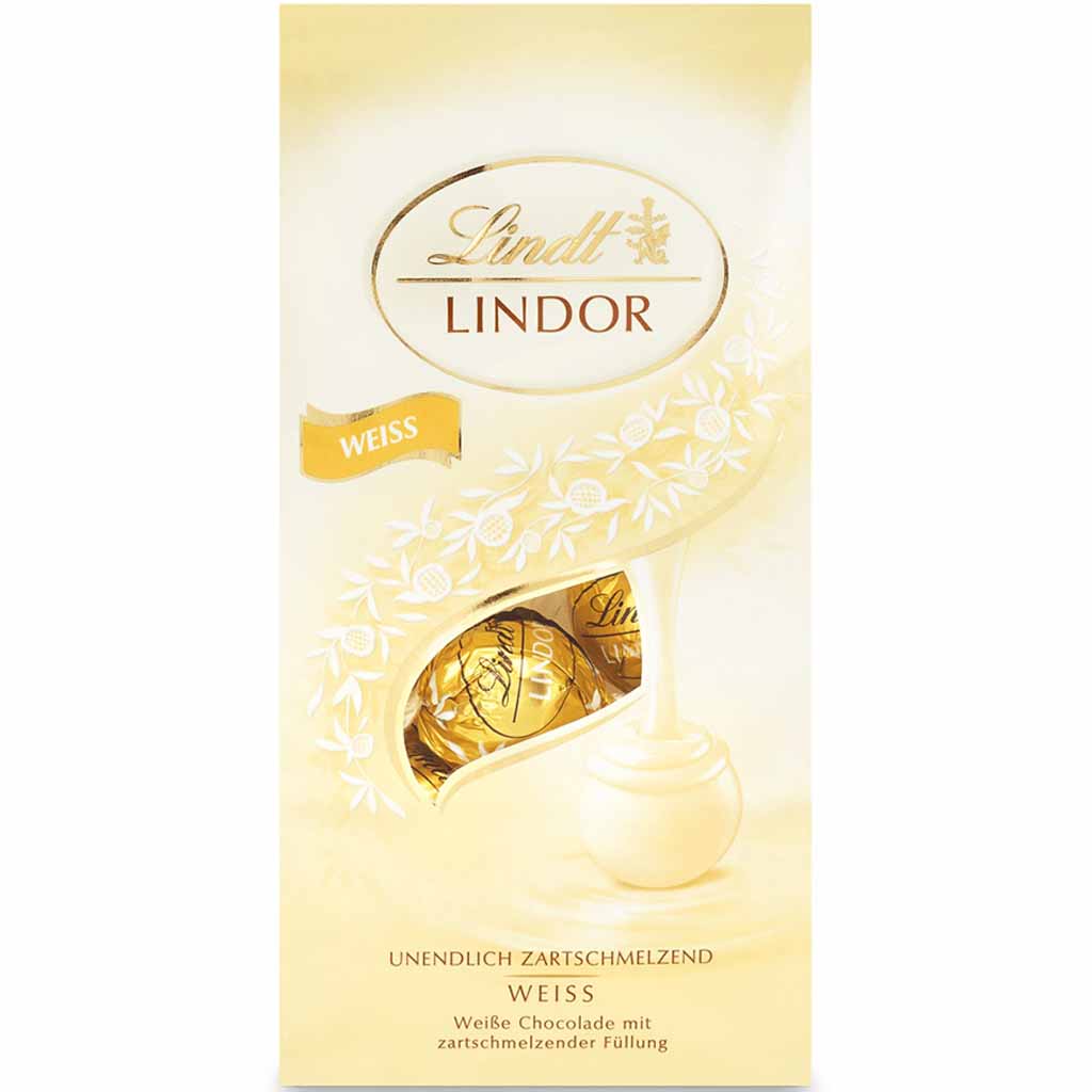 Lindt Lindor Kugeln Weiß 136g MHD 30.06.26