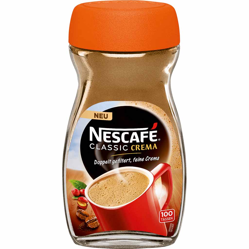 Nescafe Classic Crema löslicher Bohnenkaffee 200g MHD 30.10.27