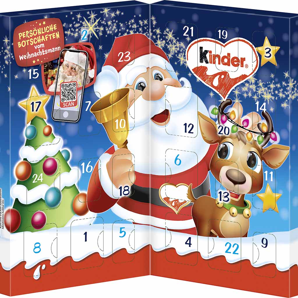 kinder Mix Tisch Adventskalender 113g MHD 20.04.26