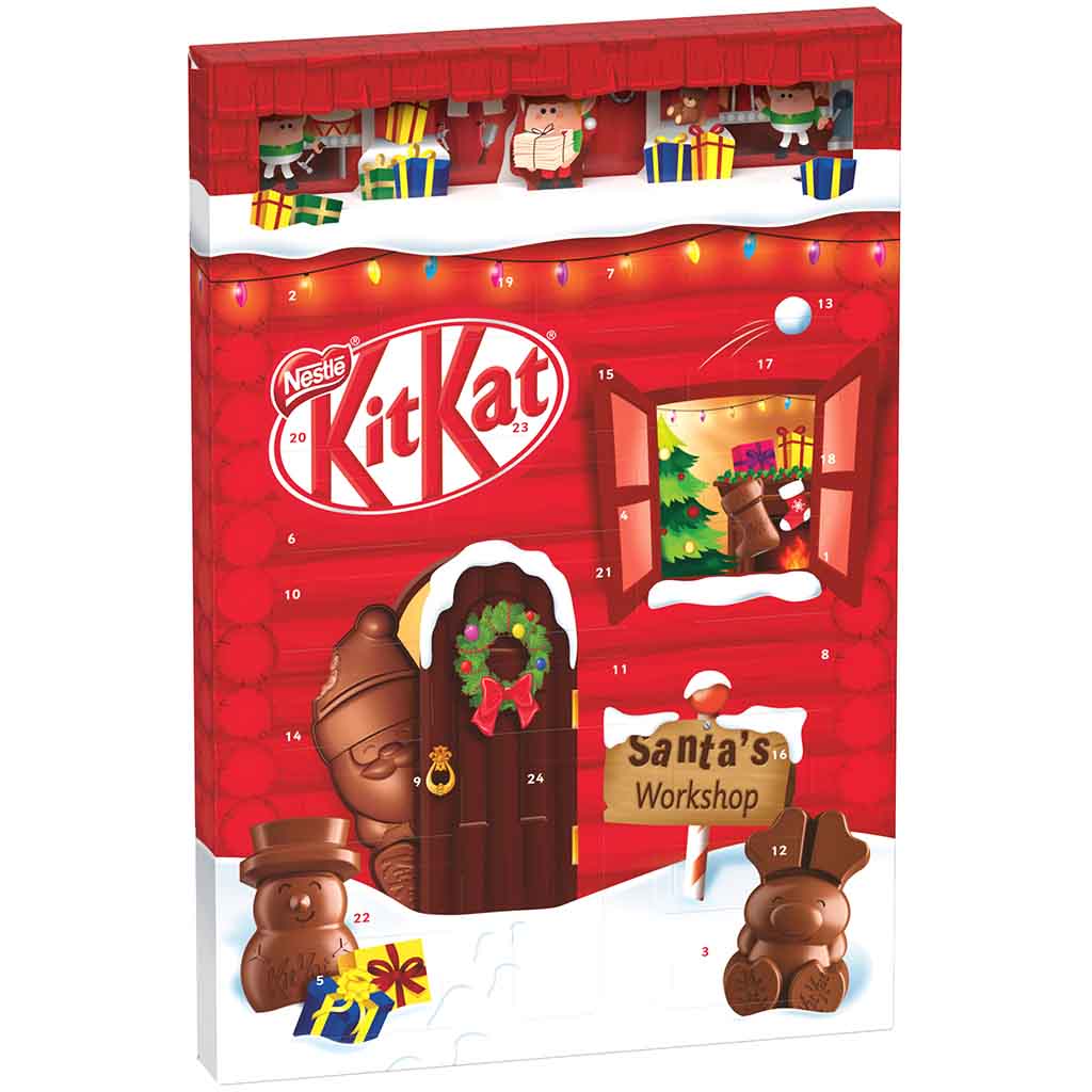 KitKat Adventskalender Santas Workshop 208g MHD 30.08.26
