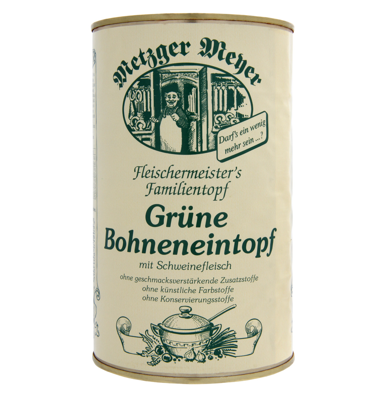 Metzger Meyer Grüne Bohnentopf 1,16 kg MHD 12.05.29