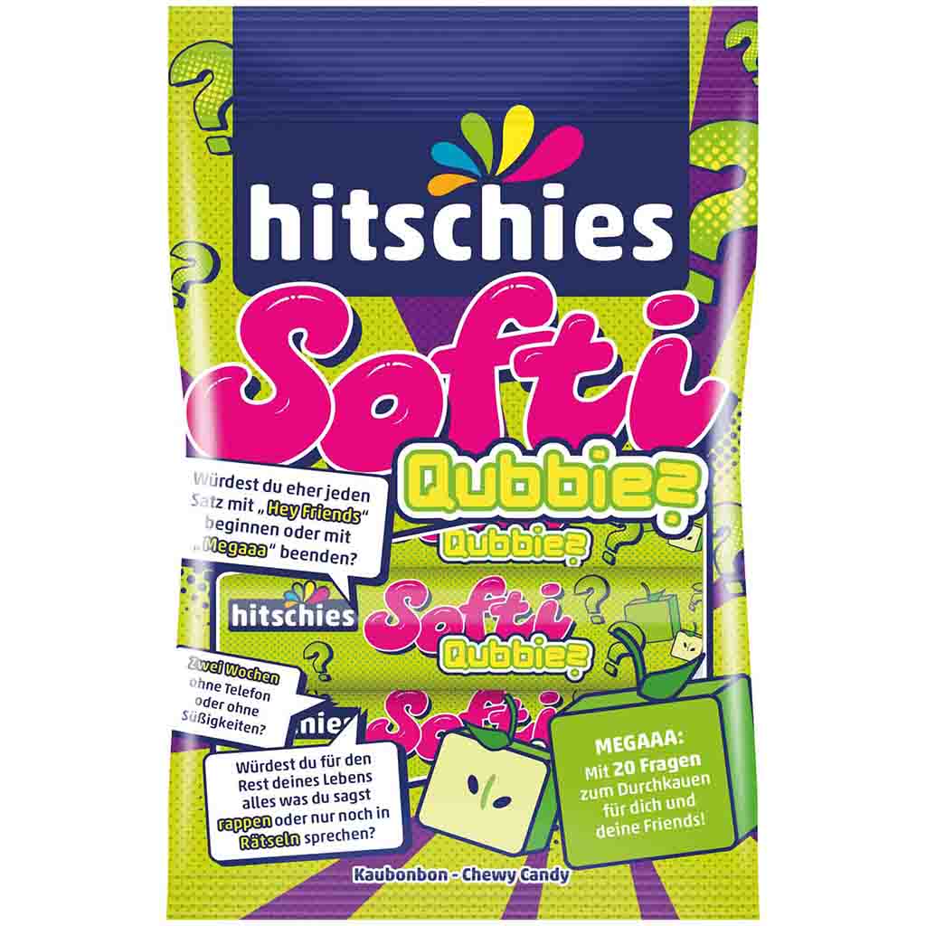 Hitschler hitschies Softi Qubbies Apfel 80g MHD 30.09.26