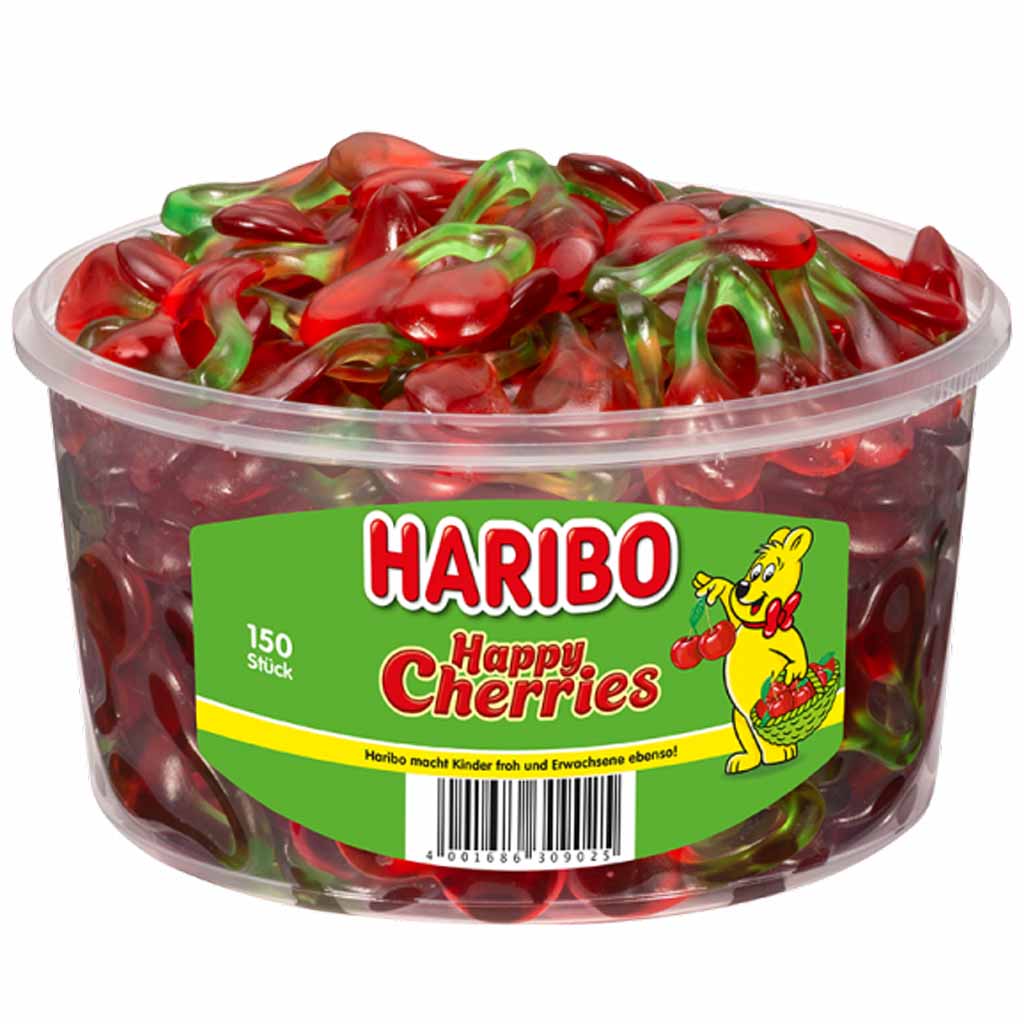 Haribo Happy Cherries 1200g MHD 30.08.26