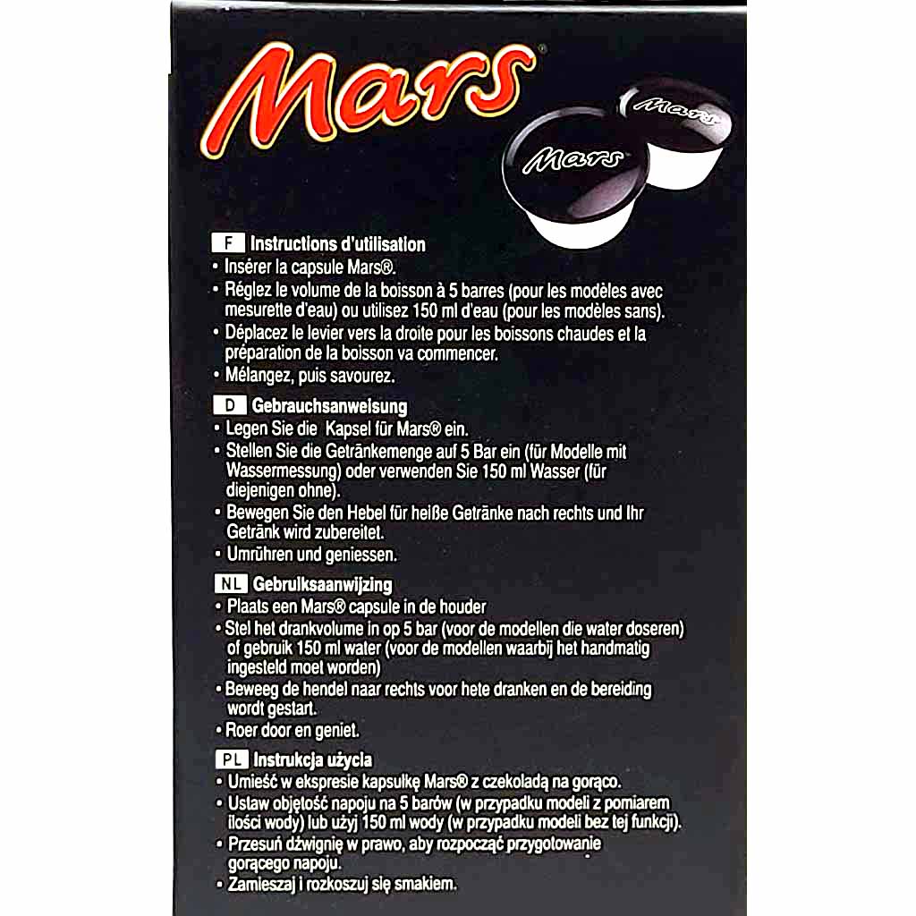 Mars Dolce Gusto Kapseln 8 Tassen 120g