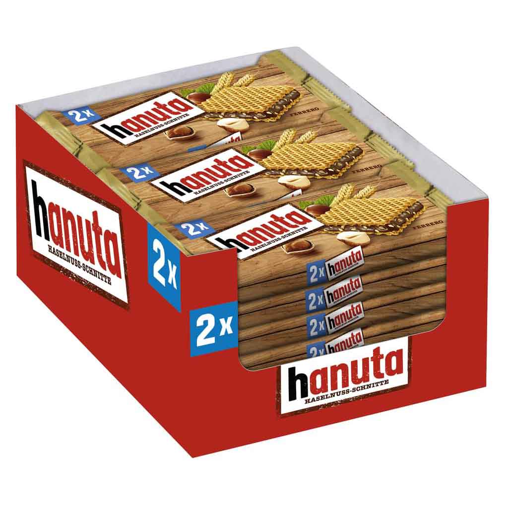 Ferrero Hanuta Doppelpack 18x44g=792g MHD 30.04.26