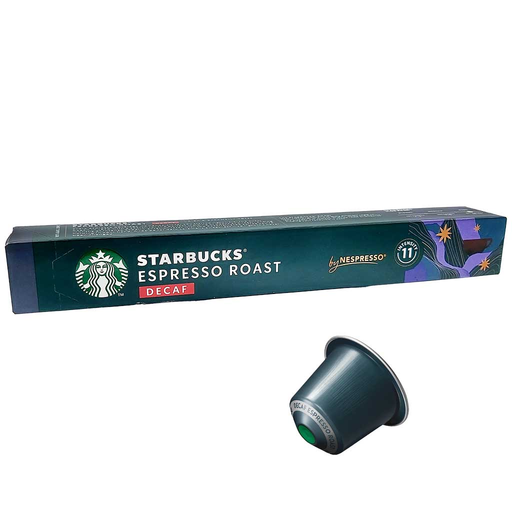 Starbucks NESPRESSO Decaf  Espresso Roast 10Tassen 57g MHD 14.06.26
