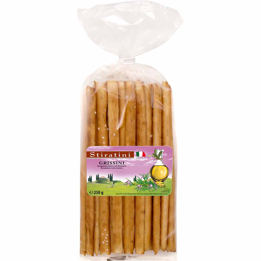 Stiratini Grissini mit Rosmarin 250g MHD 08.06.26