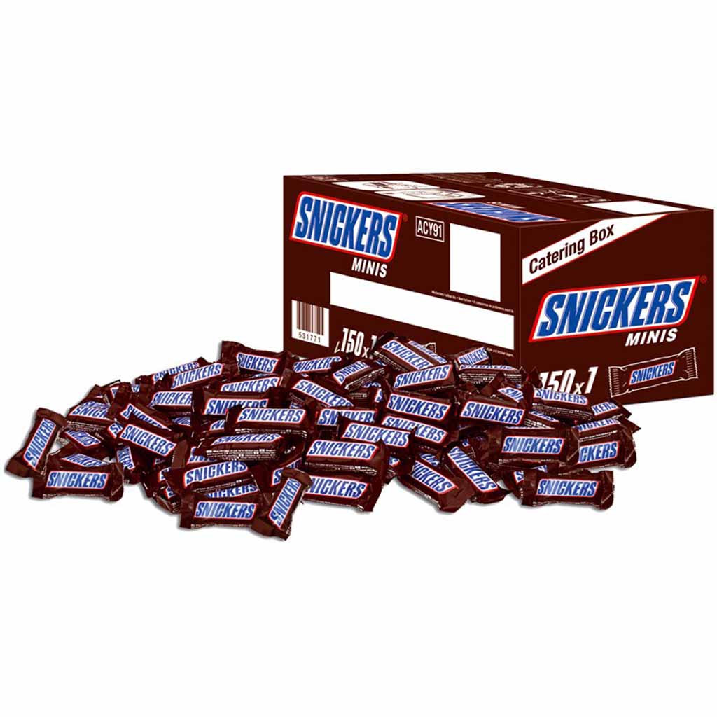 Snickers Minis 150er Catering Box 2820g MHD 21.06.26