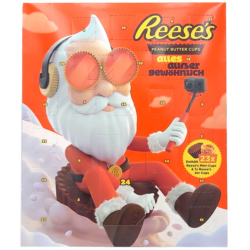 Reeses Adventskalender Peanut Butter Miniatures 242g MHD 15.05.26
