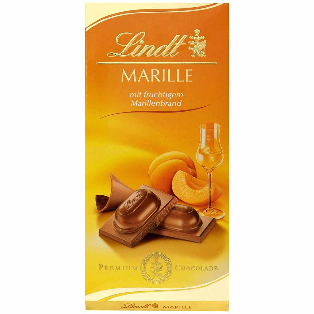 Lindt Tafelschokolade Marille 100g MHD 30.05.26