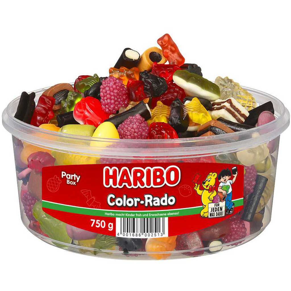 Haribo Color-Rado Party Box 750g  4001686002513