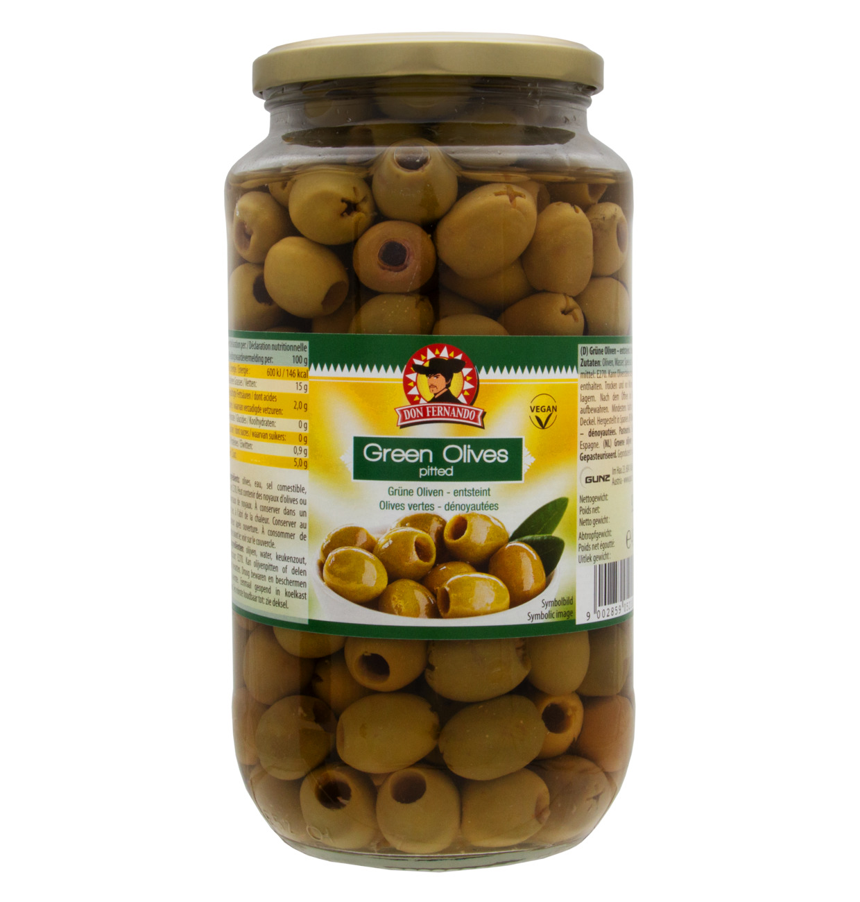 Don Fernando Grüne Oliven entsteint 920g MHD 11.04.28