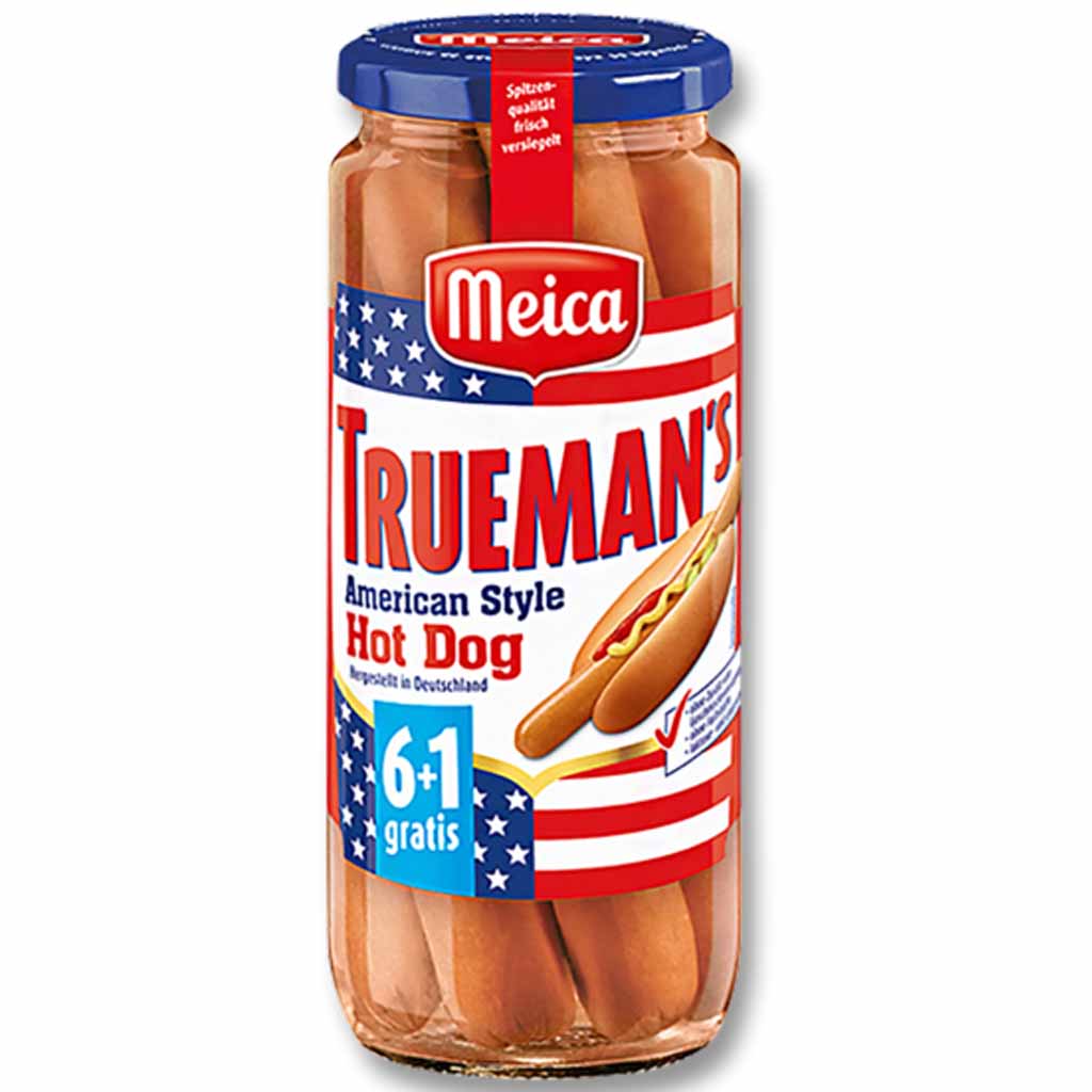 Meica Truemans American Style Hot Dog 6+1 540g / 350g MHD 25.06.27