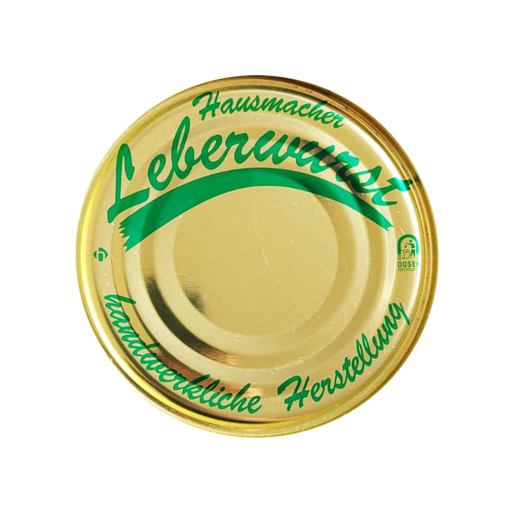Schwarzwaldhaus Original Hausmacher Leberwurst 400g Goldglanzdose MHD 10.12.26