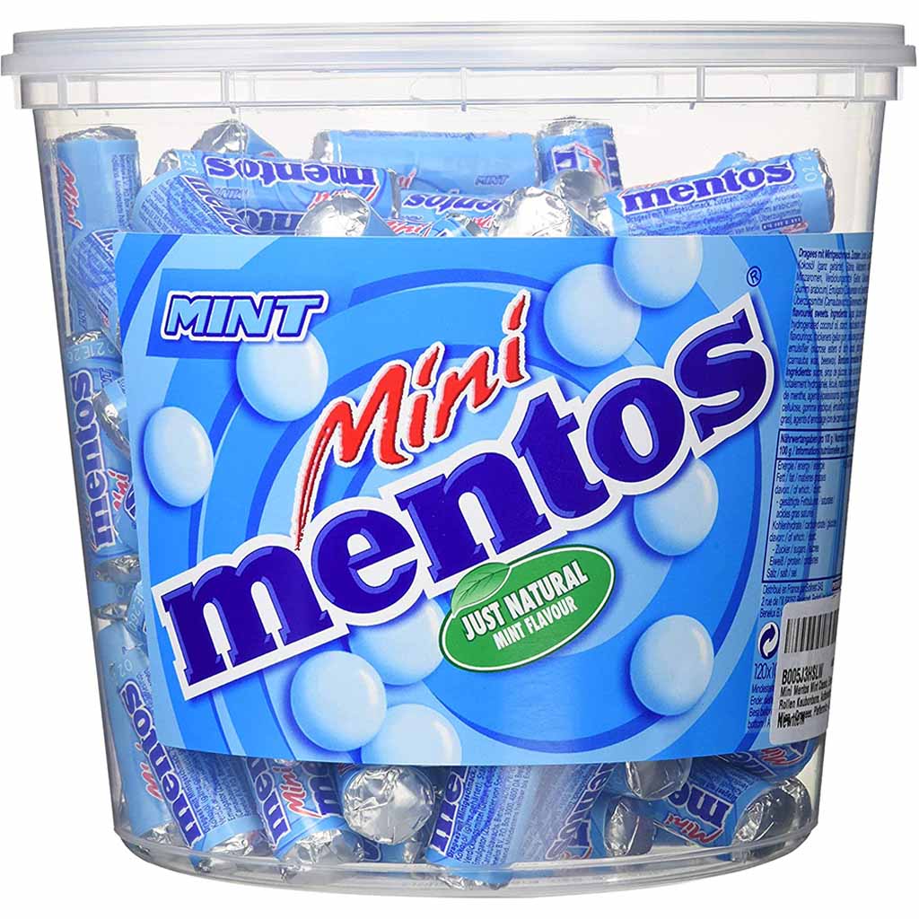 mentos Mini Mint 120x10,5g=1260g MHD 30.03.26